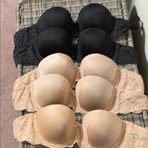 Victoria secret strapless bras quantity 5 new